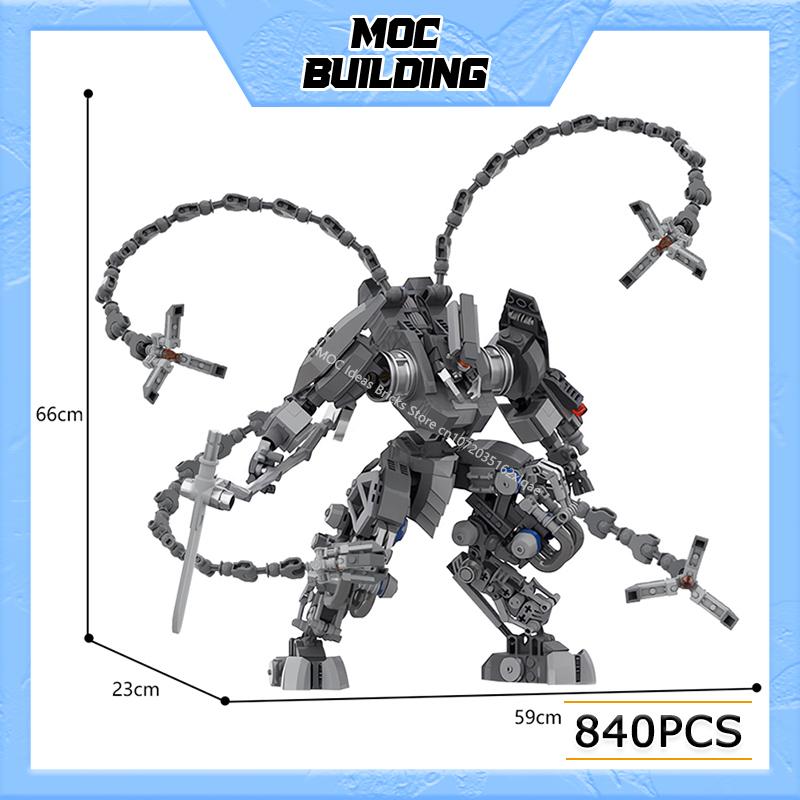 MOC Building Blocks Classic Game Series Figure Model Fighter Soldier DIY Assemble Technology Bricks Creative Toy Collection Gift