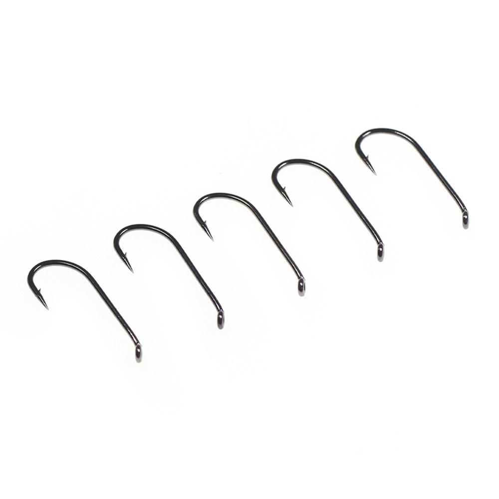 50PCS Standard Wet Nymph Fly Tying Hook Ultra Sharp Hooks for Wet Flies Copper John Fly Trout Fishing Lures #8-#18