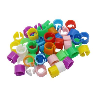 100 Pcs Bayonet Identification Ring Opening No Number Bird Foot Ring Pigeons Rings Inner Diameter 6mm Bird Training Supplies