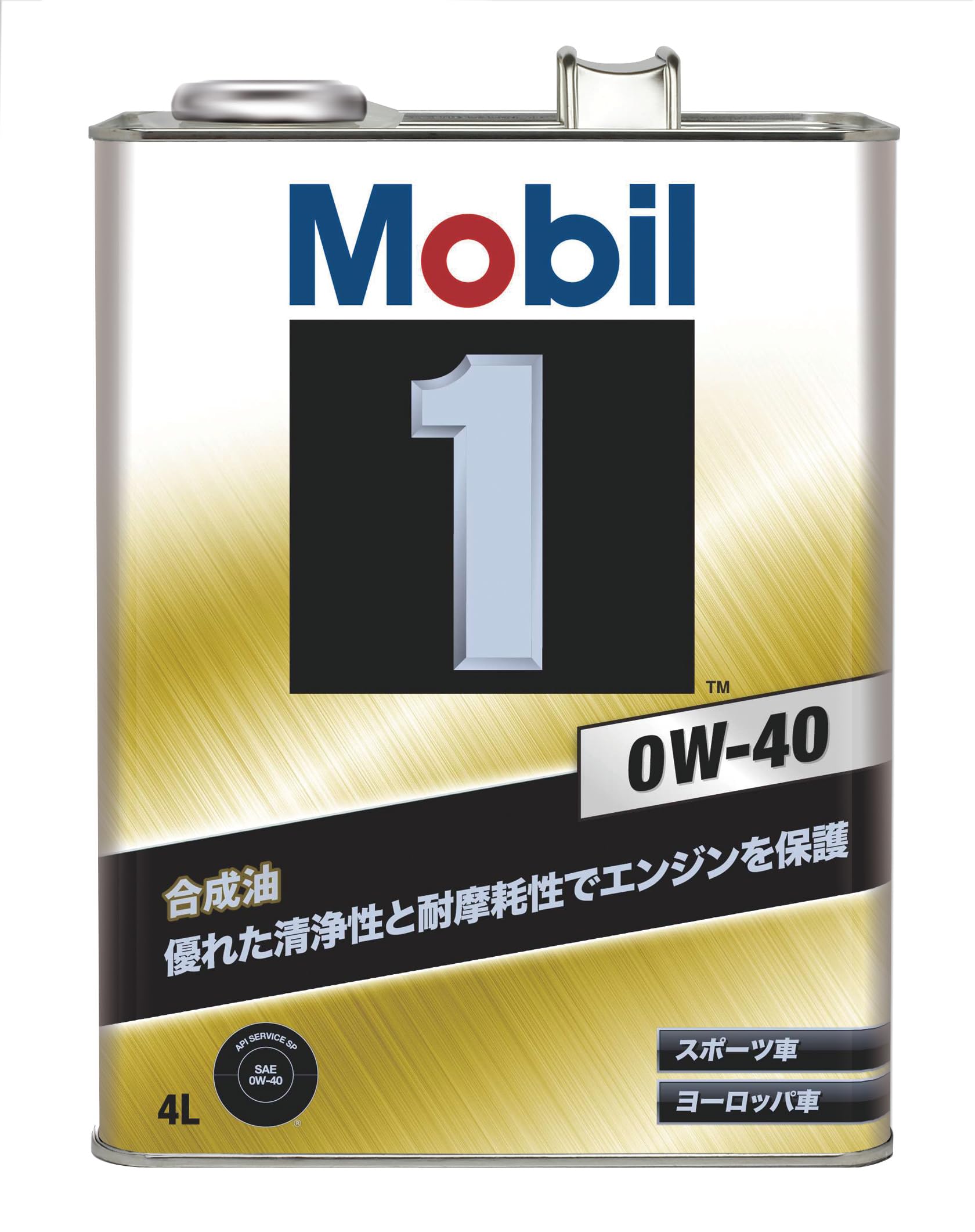 

Mobil 1 0W-40 SP/CF A3/B4 Synthetic Engine Oil, 4L