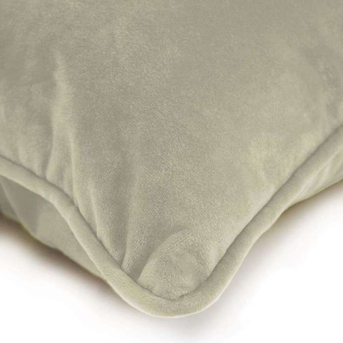 Light Beige Velvet Cushion 60x40
