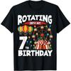 7th Birthday Ferris Wheel Circus Boys Girls T-Shirt