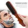Boar Bristle Hair Brush Short Long Thin Thick Straight Curly Wet Dry Hair Comb with Ergonomic Handle Men Oil Head Mustache Beard Styling Brush