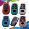 TPU Carbonfaser Auto Fernbedienung Schlüsselhülle Schale Schlüsselanhänger für Hilux Fortuner Land Cruiser Camry Coralla Crown RAV4 Highland Schutzhalter