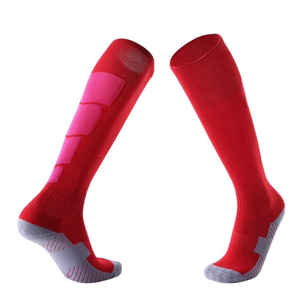 Mens Football Soccer Socks Over Knee High Long Sock Baseball Runing Sport