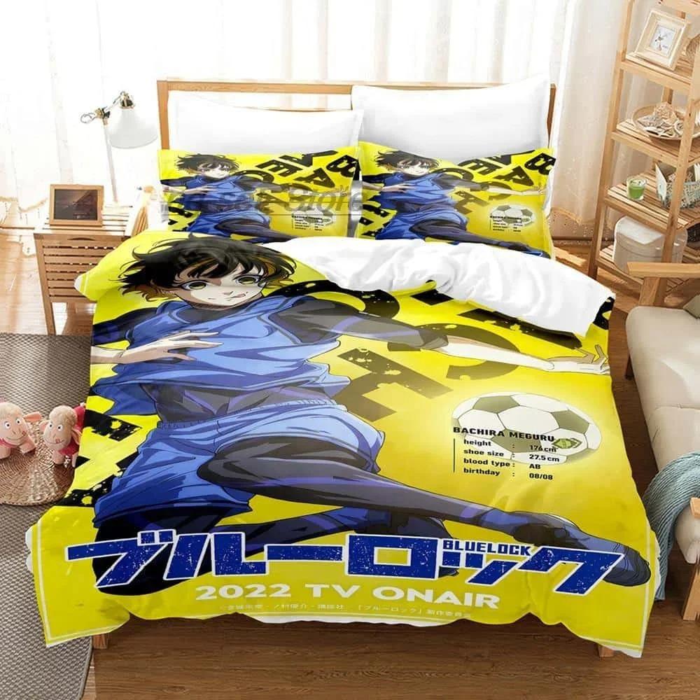 Comfortable Anime Print Duvet Cover Set With Duvet Cover And Pillowcases Single Twin Full Queen King Sizes For Adults And Kids