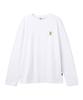 WACKY WILLY Kiki Wappen Basic Long Sleeve T-Shirt White