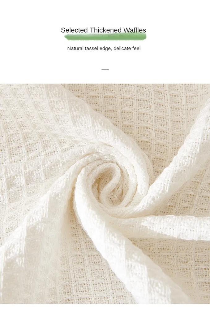 New Four Season Universal All Inclusive Sofa Cover Cream Style Outdoor Camping Blanket Saofa Cushion Cover Cotton Yarn Slipcover