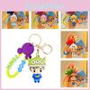 Authentic Town Series Elsa Three-eyed Creative Car Keychain Cartoon Backpack Pendant Wholesale