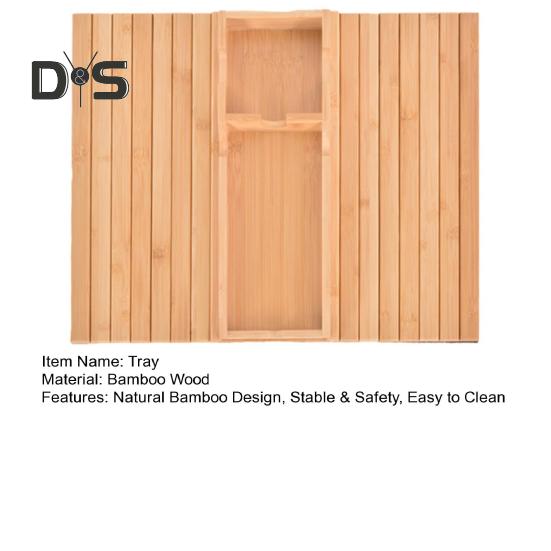 Bambusová pohovka Podložka pod loketní opěrku s držákem na šálek Protiskluzová podložka s organizérem pohovky Skládací pohovka Caddy Stolek na nápoje Dálkové ovládání telefonu