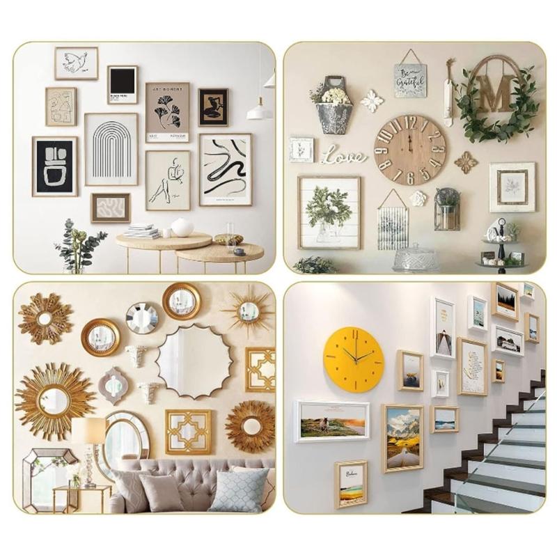 Metal Screws Pack of 90 Picture Hanging Set Photo Frame Screw for Hanging Object