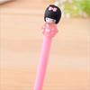 Back To School Season 10pcs 0.5mm Cute Doll Neutral Pen Creative Cartoon Kimono Girl Avatar Neutral Pen Black Water Pen Sign Pen.