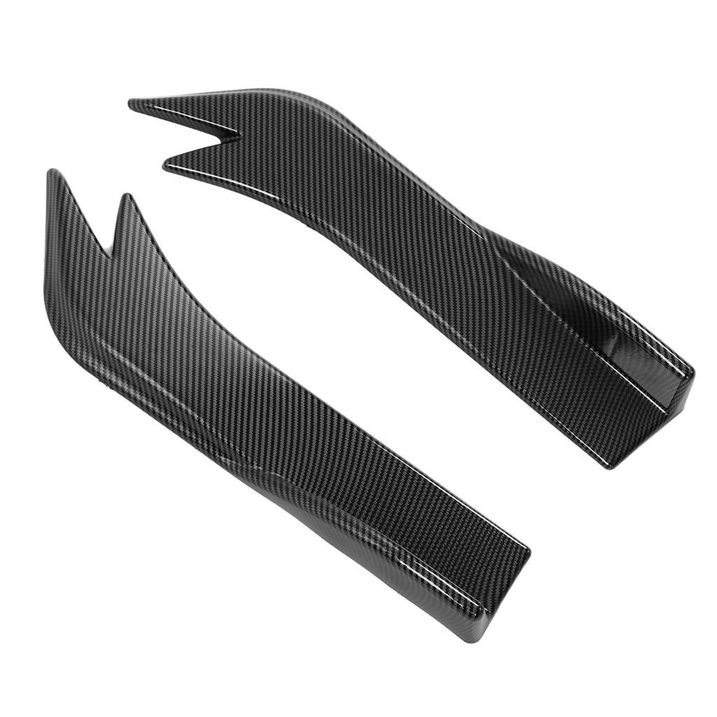 2 Stück Auto Stoßstange Hinten Lippe Diffusor Splitter Seitenschweller Canard oder mit Befestigungsschrauben