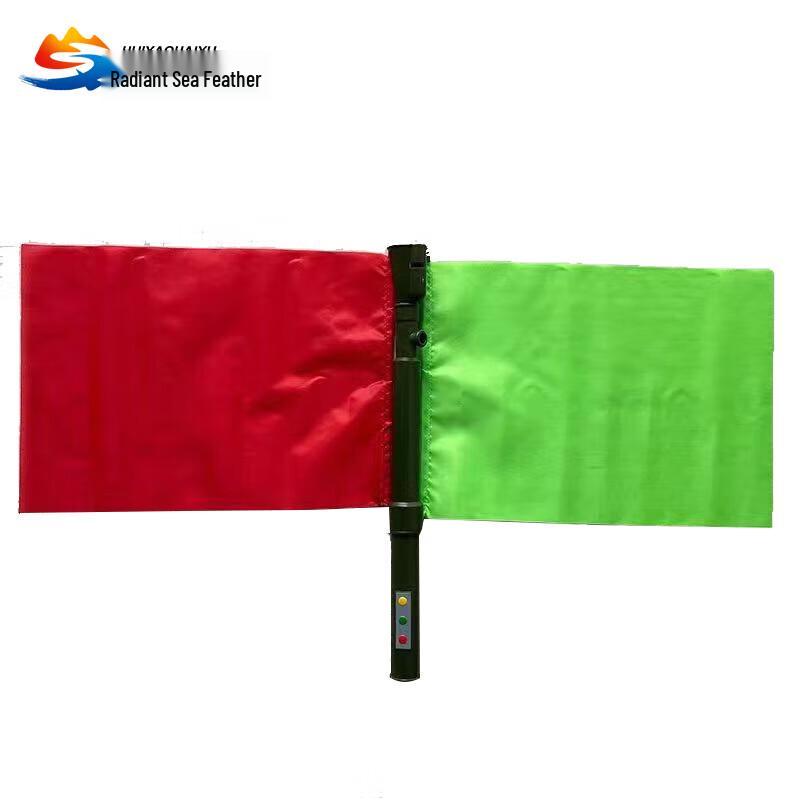 Multi-functional LED Command Signal Flag with Loudspeaker