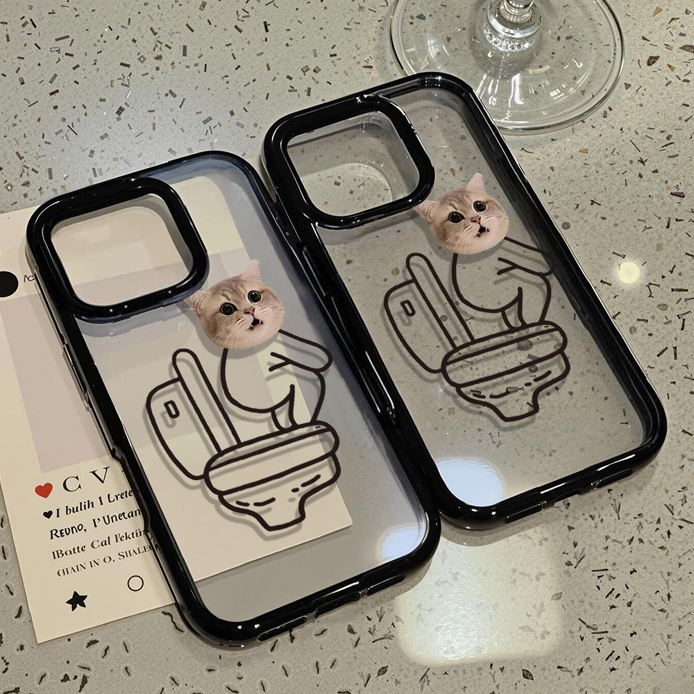 Acrylic Phone Case for iPhone 11 12 13 14 Pro 12 14 16 Pro Max for Samsung A16 A36 A56 S24 FE High-quality Painted Anti-fall Mobile Phone Case