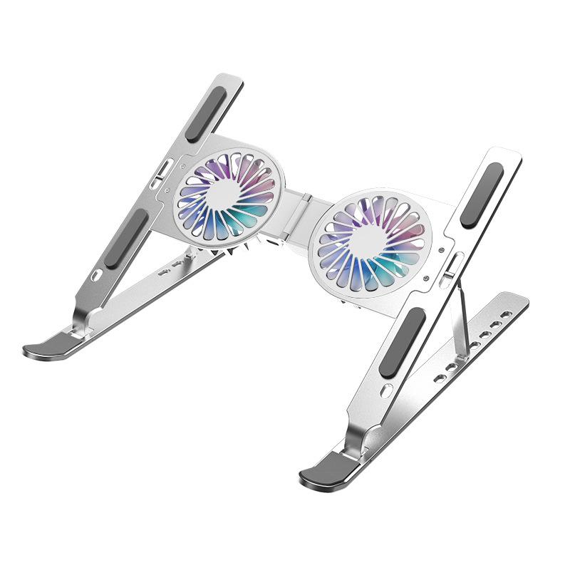 Tragbarer Faltbarer Laptop-Kühlerständer mit Turbinenlüfter