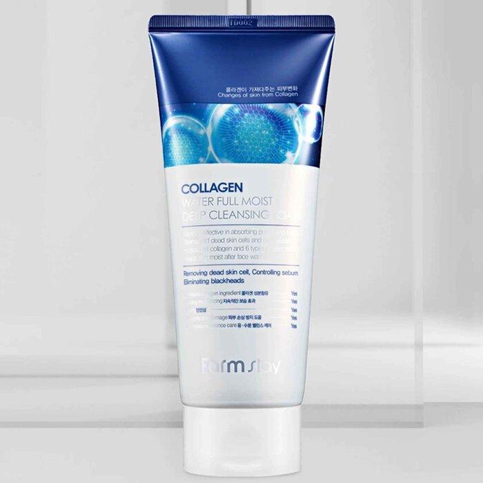 Farm Stay Collagen Water Full Moist Deep Cleansing Foam