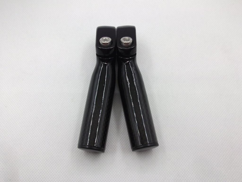 Lightweight Carbon Bar End Grip Type and Straight for Mountain Cross Road and Clear 60g! Two-Piece Set, Type, Bikes, Bikes, Bikes, Cyclocross!