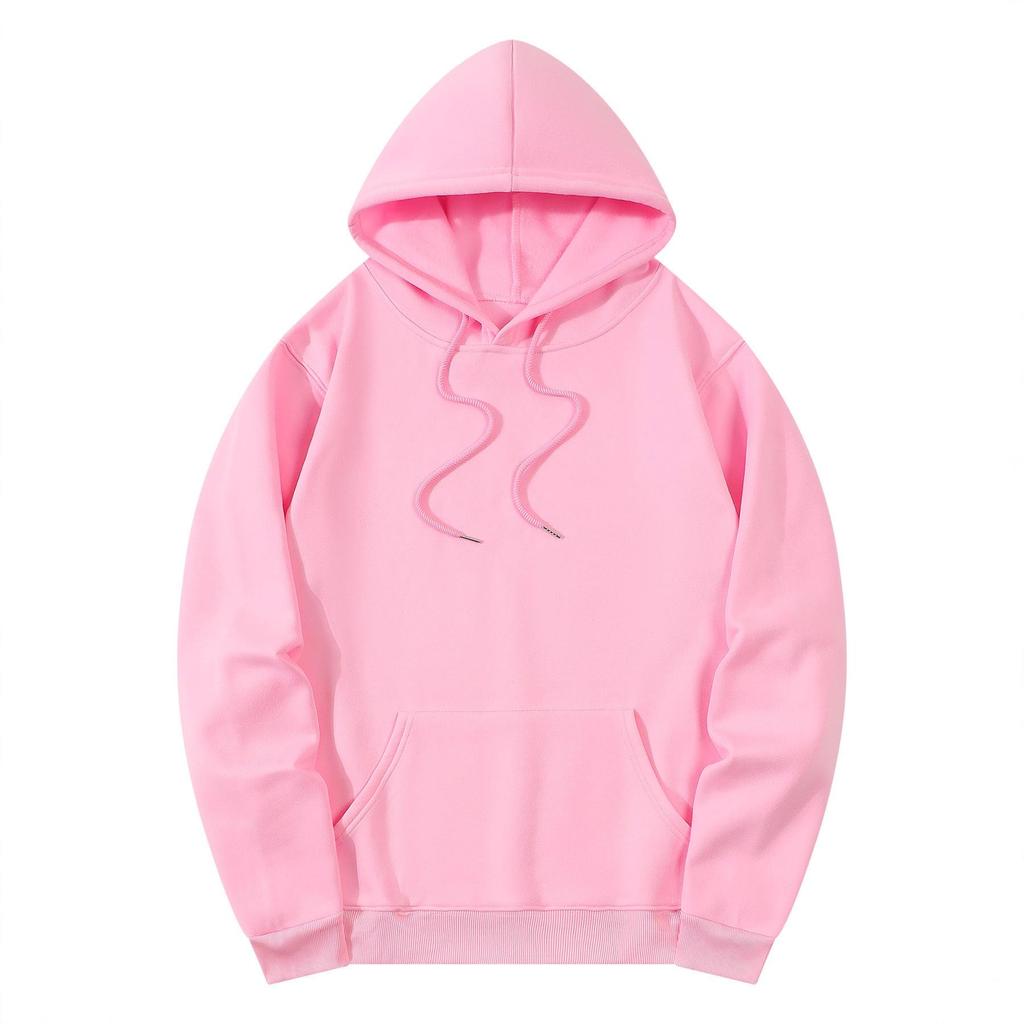 Spring & Autumn Street Style Hooded Fleece Sweatshirt - Casual Sports Pullover for Couples