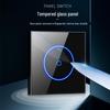 Smart WiFi Touch Switch Panel with Voice Control, Mijia Compatible, Mobile Remote Function, 86 European Standard