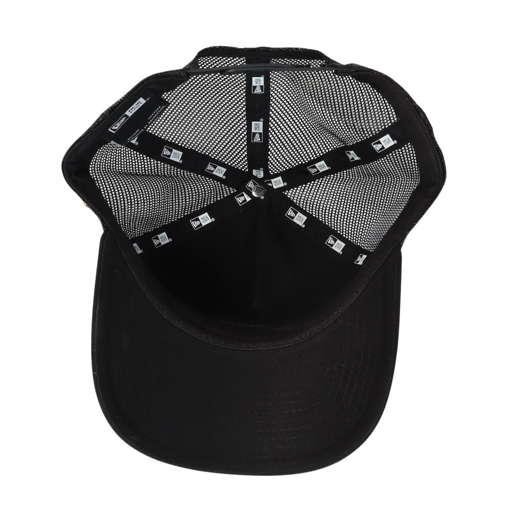 New Era Czapka siatkowa z bawełny, bez metalu, rozmiar uniwersalny 940AFTR METAL PLATE BLK GLD 251 NER36C3777 9FORTYA-Frame Plate, Czarno-złota, (14388622)