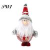 Handmade Christmas Ornaments Plush Doll Hanging Ornament Mini Colorful Cloth Santa Claus Snowman Deer Festive Atmosphere Decorations Foam Plushies