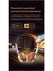 Retro Wireless Bluetooth Headset with Noise Cancelling & Long Battery Life