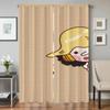 Window Kitchen Curtains for Living Room 2 Pieces Blackout Curtains Door Curtain O-one P-piece Partition Bedroom Decoration Shade