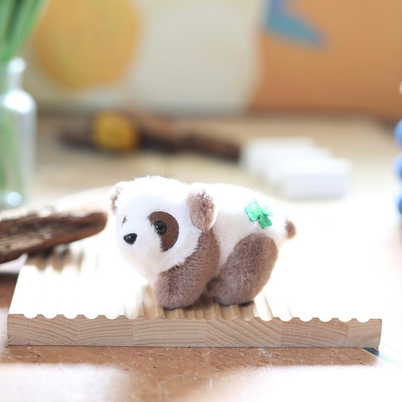 Adorable Cute Panda Plush Toy Keychain With Soft Short Plush Material And Pp Cotton