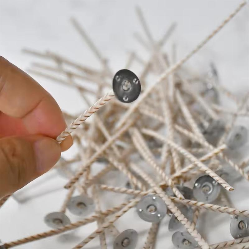 50 Stück Docht-Technologie Perfekt für Kerzenherstellung Kerzendochte DIY 40 Stränge Aromatherapie 8cm 10cm 15cm 20cm