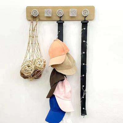 Organizzatore Porta Cappelli con Clip in Metallo Forte Portata Girevole a 360 Gradi Appendi Cappello da Golf Porta Cappellino da Baseball