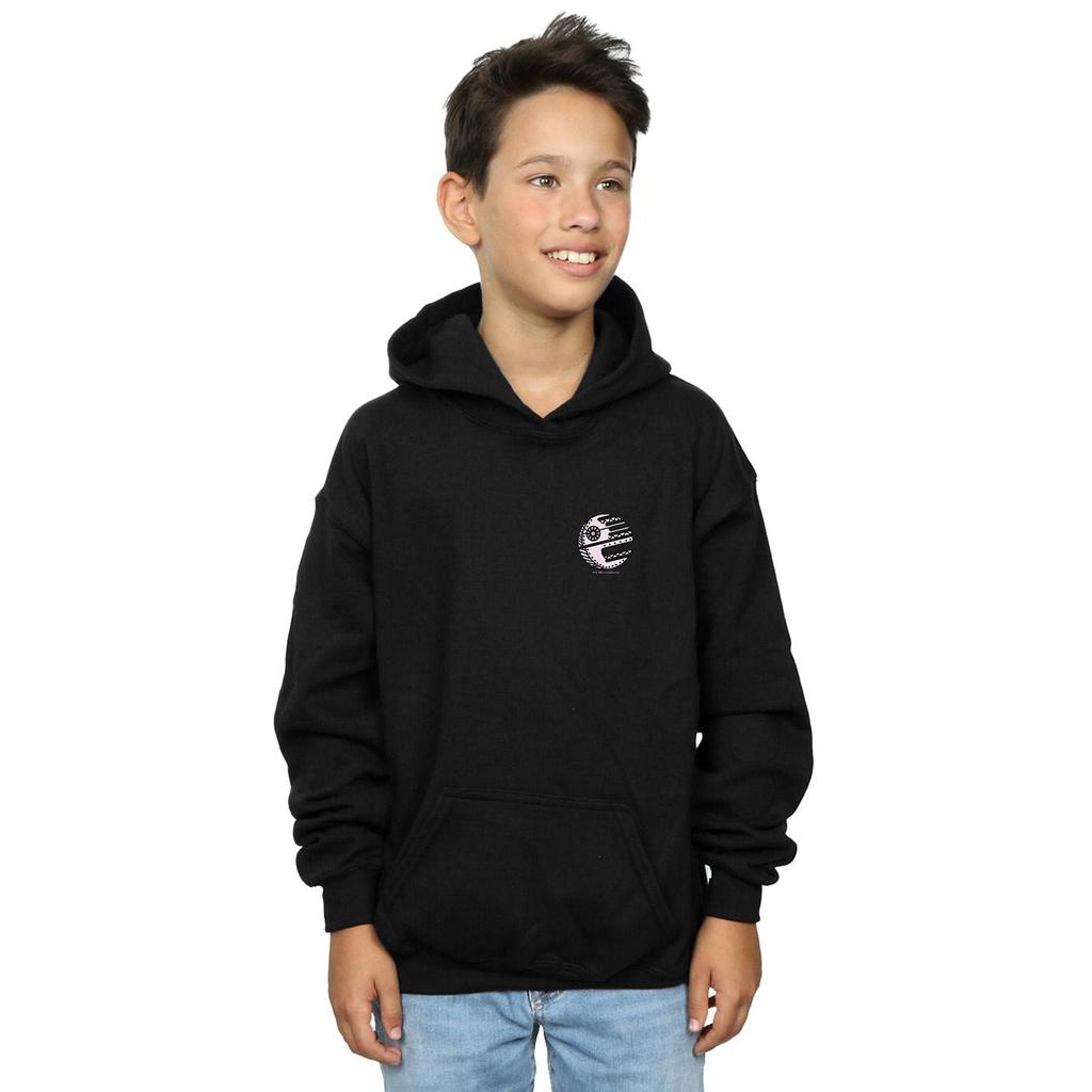 Star Wars Boys Death Star Chest Print Hoodie
