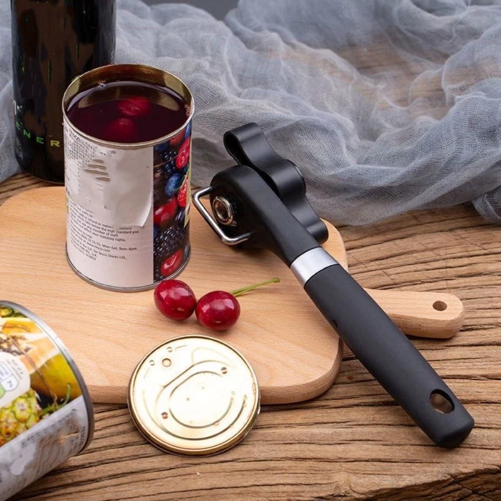 Effortless Can Opener Professional Handheld Jar Opener Rust-Resistant Bottle Opener  Home
