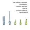 Metal Gas Soldering Iron Tip Pack of 5 for HS-1115K Welding Accessories