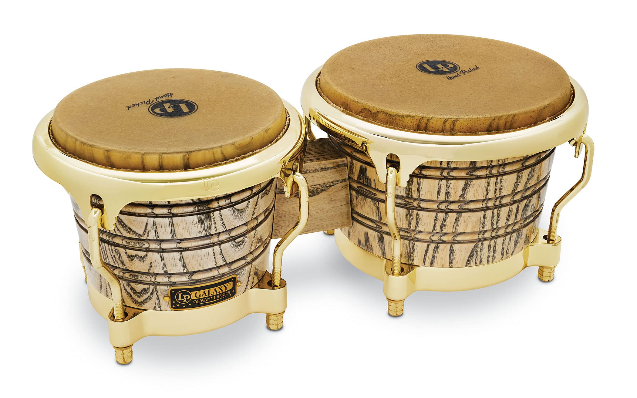

LP Bongo Giovanni Wood Bongos Gold Tone Hardware LP793X Galaxy® Series™