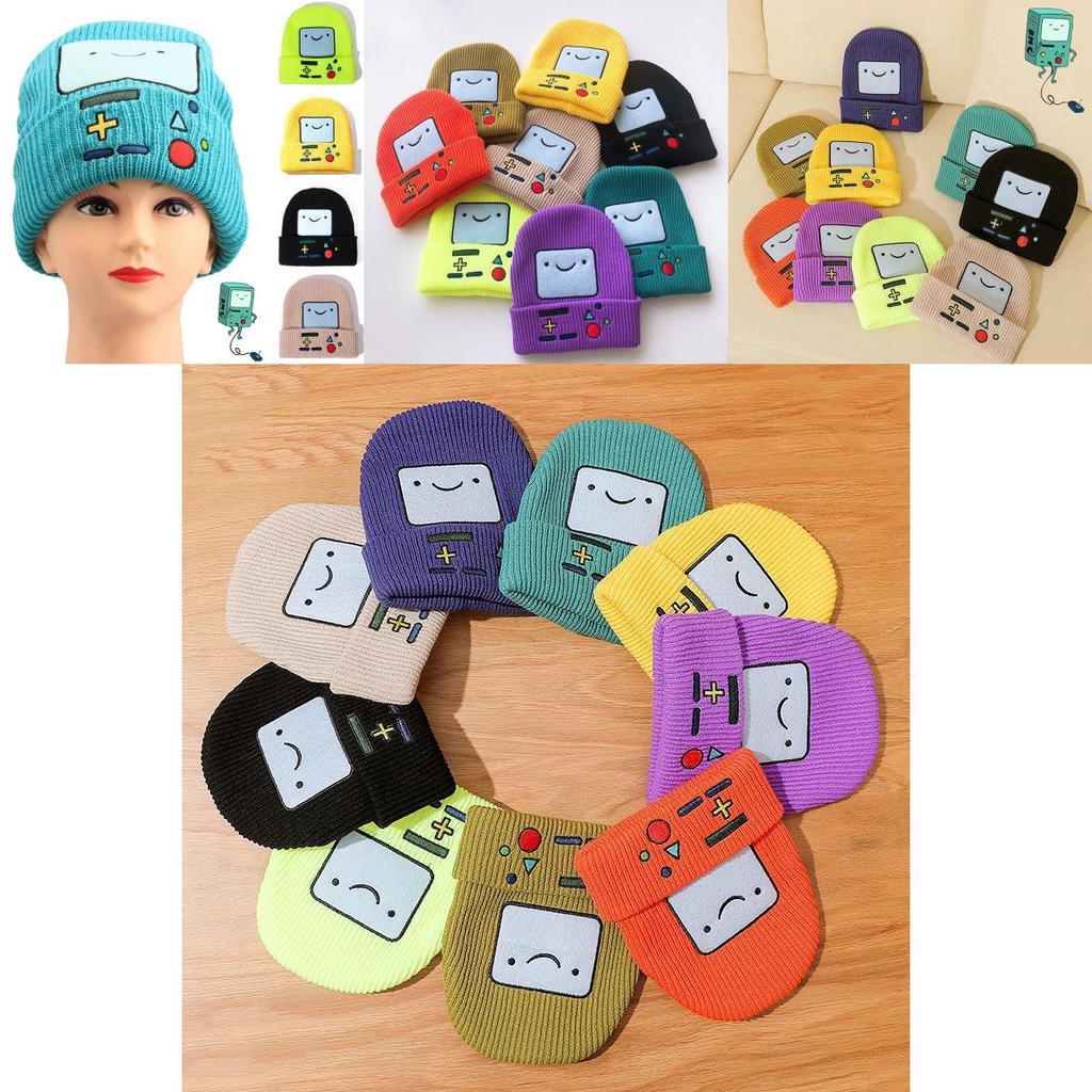 Adventure Time With Finn And Jake Soft Knit Beanie Hat For Cosplay And Warmth