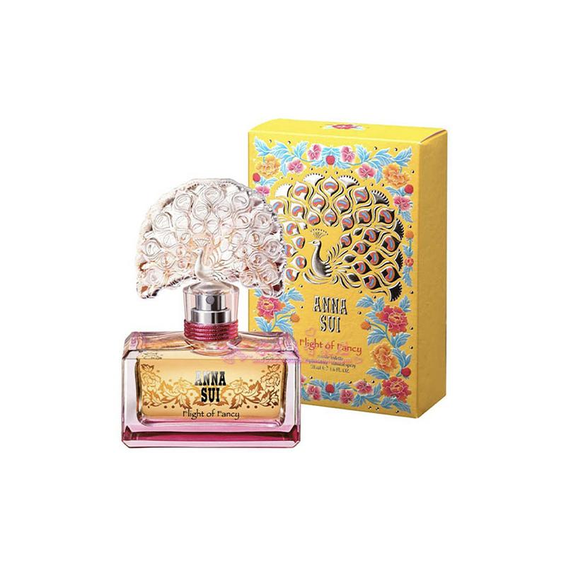 Anna Sui Туалетная вода Фруктово-цветочная Туалетная вода EDT Магнолия Роза Мечтающая Лингкью Туалетная вода-30мл подарочный пакет коричневый