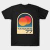 Men Black Print T-shirt Tatooine 2.0 No-Cut Transfer Paper Print Cotton Tshirt