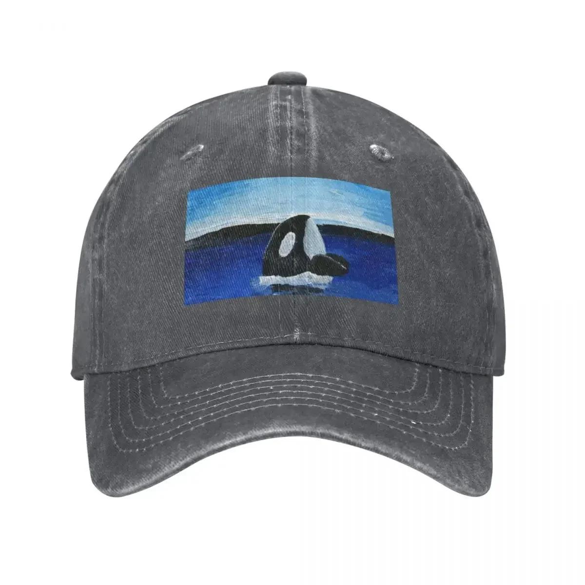 Orca Orca Whales Baseball Cap Rave Sunscreen Vintage Dad Hat Luxury WoUnisex Unisex s