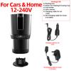 2-in-1 Car Heating and Cooling Cup With Display Screen 12V Button Control For Hot and Cold Functions Beverage Bottle Thermos Cup