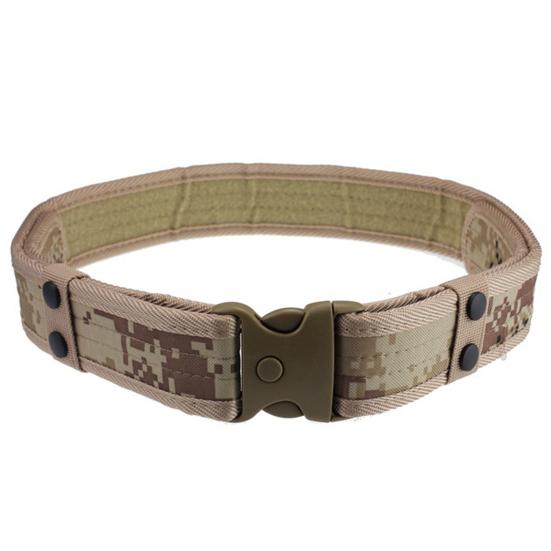 Nylon Camouflage Tactical Belt Military Survival Adjustable Buckle Waistband