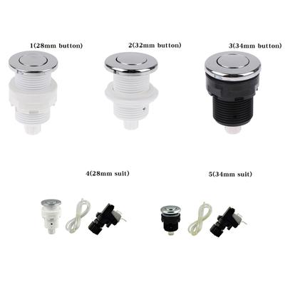 28/32/34Mm pneumatischer Schalter ein/aus-Taster für Badewanne Spa Abfall Müll