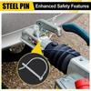 3pcs/set Coupler Safety Pin D-Hook Steel M5 M6 M8 Quick Lock Release Trailer Truck Bicycle Stroller Boat RV Hitch Latch