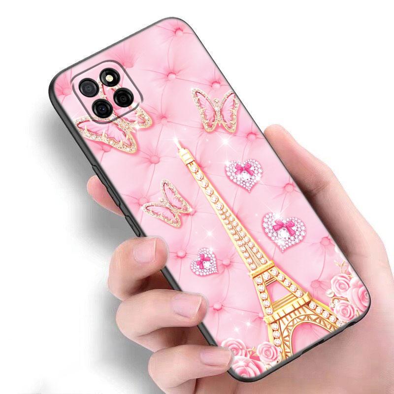 Love Rose Gold Style Phone Case For Samsung A04 A21 A30 A50 A52 S A13 A14 A22 A23 A32 A53 A73 5G A11 A12 A31 A33 A51 A70 A71 A72