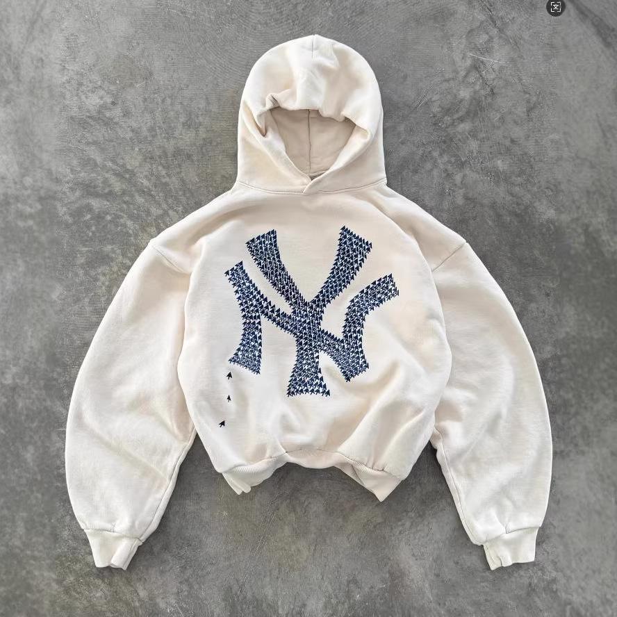 Trendy Unisex Color Block Harajuku Hoodie – Loose Fit Streetwear Sweatshirt