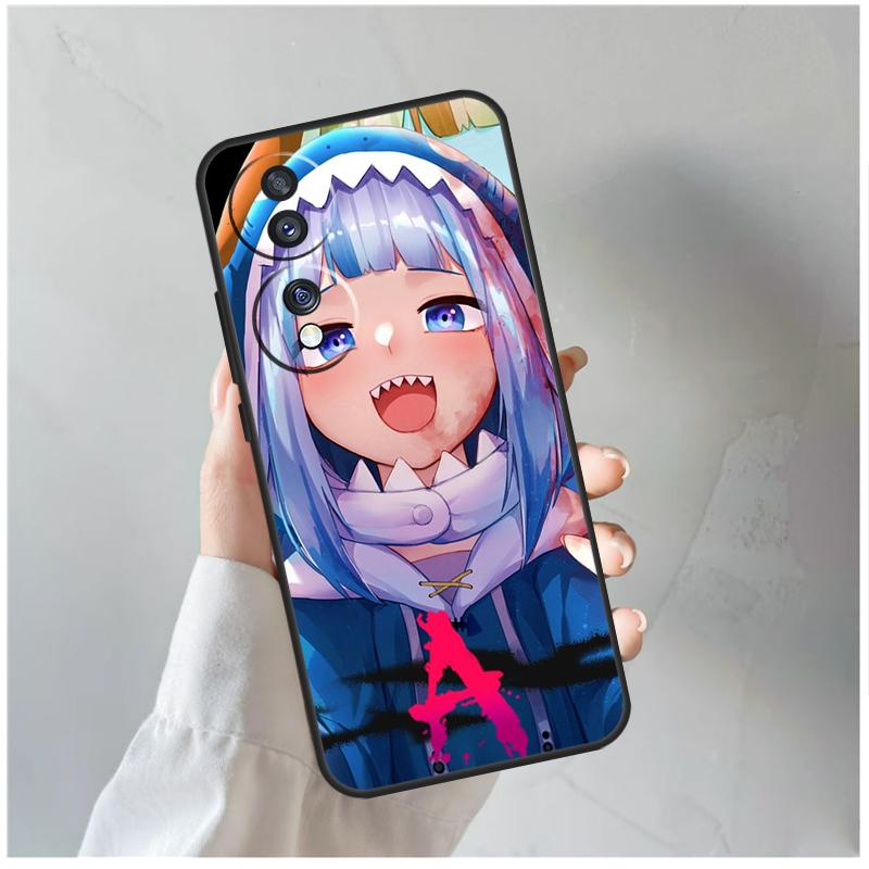 

Gawr Gura Hololive Anime Case For Honor X9a X8a X6a X7a X6 X7 X8 X9 X9b X8b Honor 70 50 90 Lite Magic 5 6 Pro Cover Honor 50
