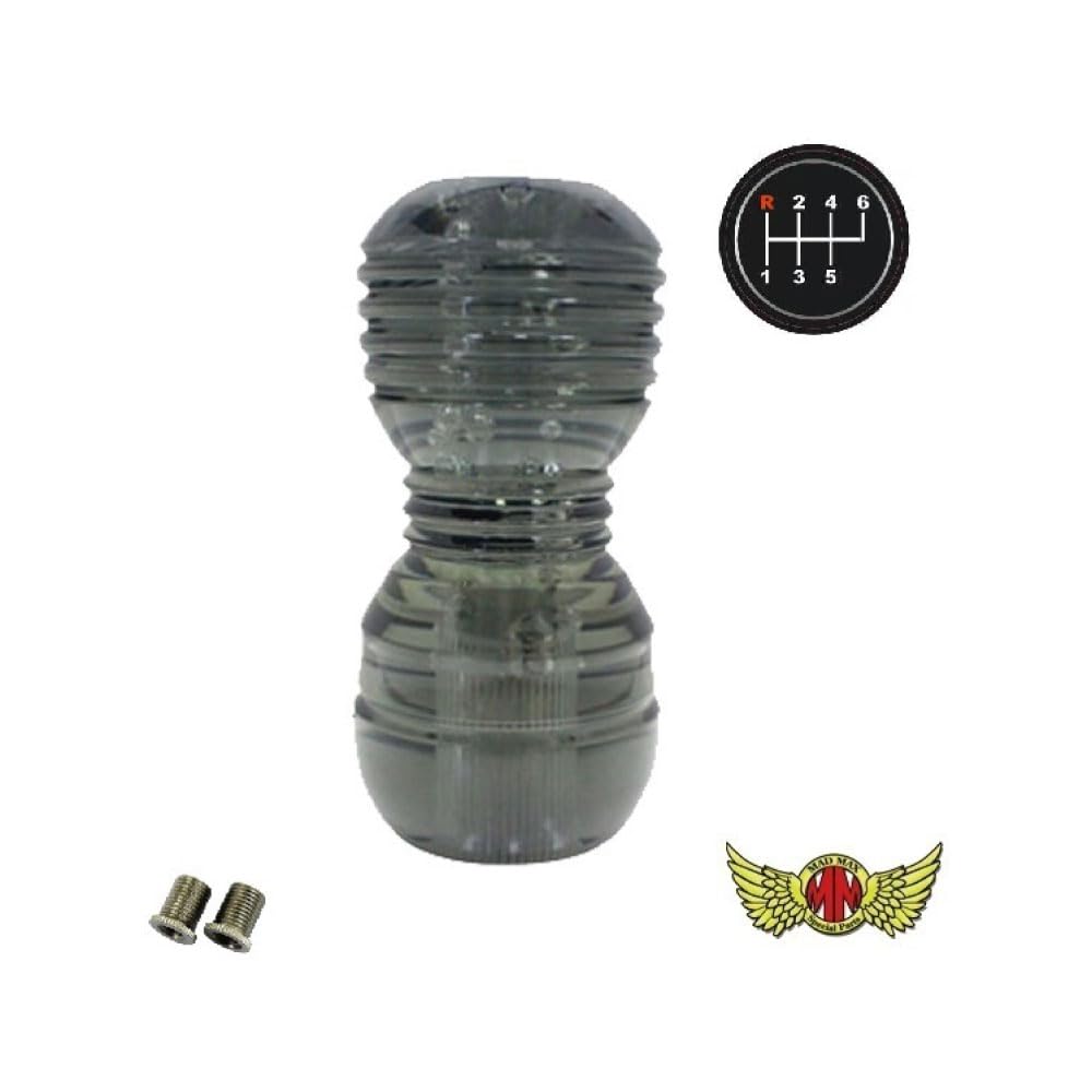 Goku DENMA Shift with Conversion for Isuzu and 07 Elf Low Cab Knob, Foam, 100mm, Adapter, Smoke, Fuso, Canter, Forward, Full-Con Fighter,
