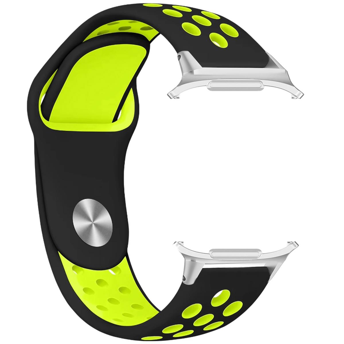 

Sport Silicone Strap for Samsung galaxy watch 8/8 classic two-tone breathable band for galaxy ultra 2025/7 waterproof bracelet for galaxy 8 classic