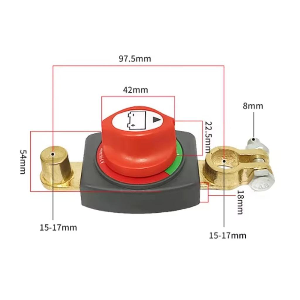 Itisyou Battery Kill Switch Battery Cut Off Switch 12-24V Battery