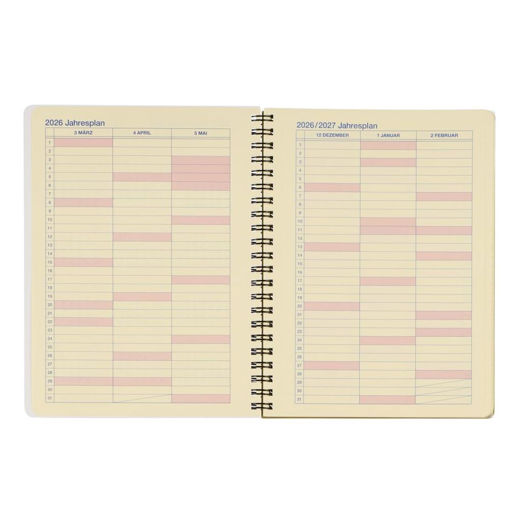 DELFONICS Rollbahn Diary 2026-2027 Yasuyuki TAKAKI A5